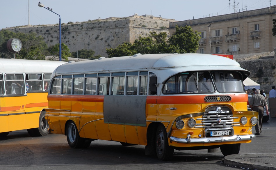 Malta traditional bus